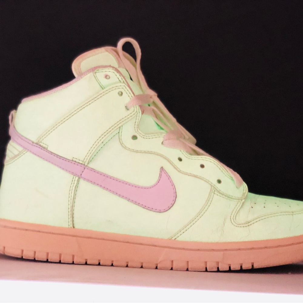 RARE Nike Dunk Premium High Glow In The Dark 2006 OG streetwear Men’s 10